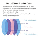 Wholesale Rectangle Lens Flip-Up Clip-On Prescription Sunglasses Eyeglass ( Sold By The Piece & Dozen )