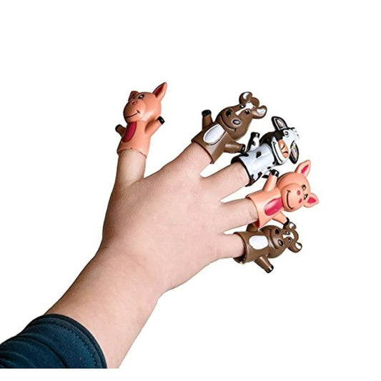 Farm Animals Finger Puppets kids toys In Bulk- Assorted