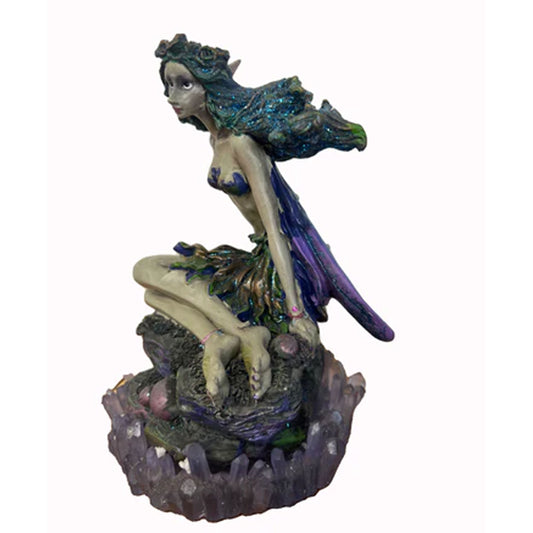 Wholesale Fairy 8 Inch Ceramic Figures - Whimsical and Delicate Home Decor (Sold By Piece)