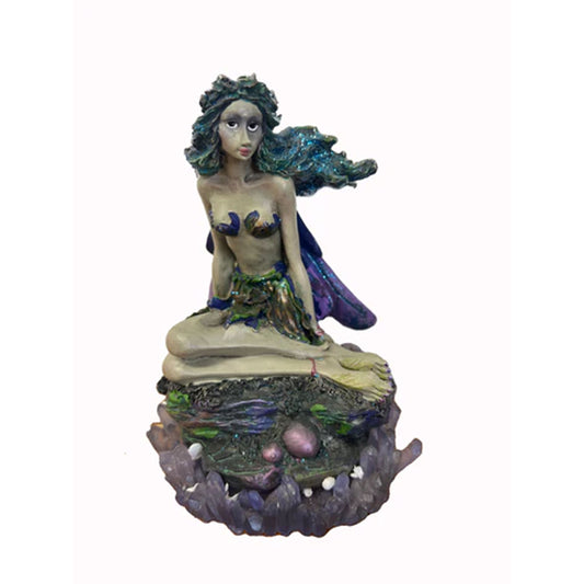 Wholesale Fairy 8 Inch Ceramic Figures - Whimsical and Delicate Home Decor (Sold By Piece)