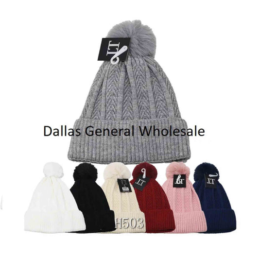 Wholesale Winter Beanies  Hat For Ladies - Assorted