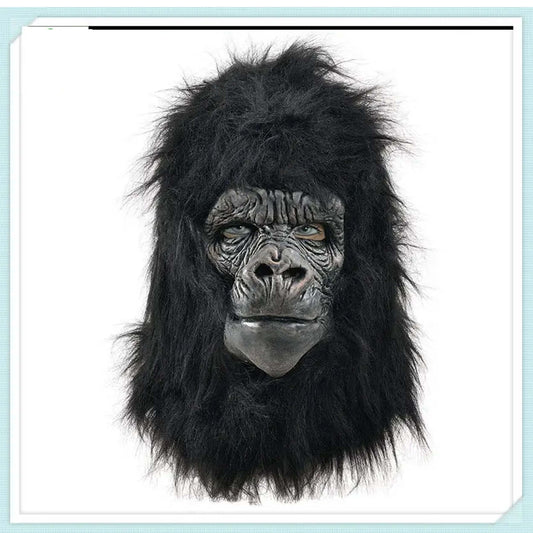 Wholesale Embrace Your Wild Side with the Gorilla Mask Perfect for Costumes and Fun (Sold by the piece)