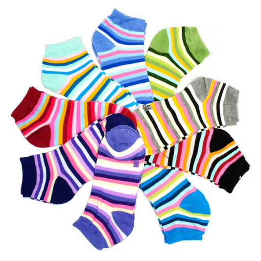 Cotton Ankle Casual Socks For Girl's Bulk