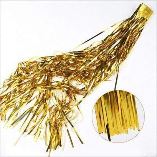 Wholesale Gold Foil Fringe Curtain for Home Décor & Birthday Party  ( Sold By - 6 Piece)