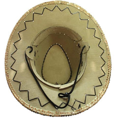 Wholesale New Stylish Gold Star Sequin Cowboy Hat for Women's (Sold By Piece)