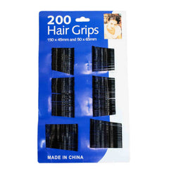 Black Hair Pins Set For Girls & Women's