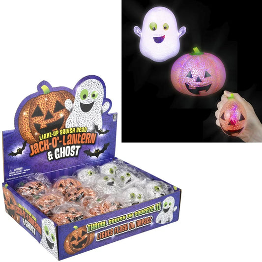 Light Up Squish Bead & Ghost Toys- {Sold By Dozen= $25.99}