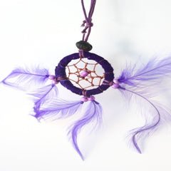 Wholesale Handmade 1.25-Inch Woven Dream Catcher Assorted Necklaces (Sold by DZ)