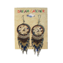 Wholesale Handmade Dangle Seed Bead Dream Catcher Assorted Earrings (Sold by DZ)