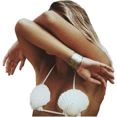Wholesale Unique Design Sea Shell Hawaiian Bra Top Fashion - Beach Chic for Women's (Sold By Piece)
