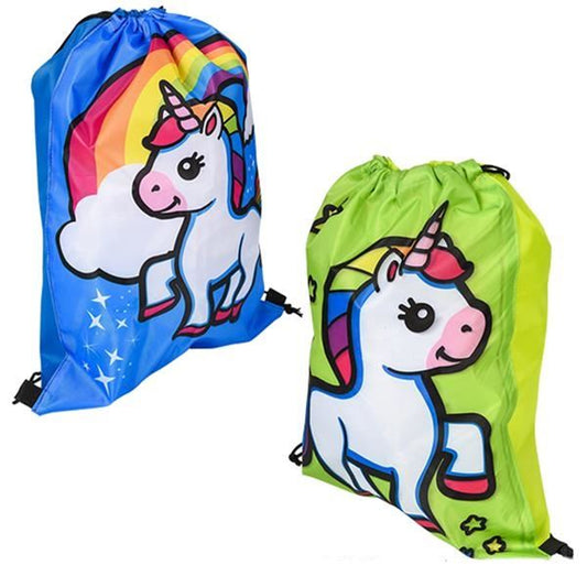Unicorn Drawstring Backpack (Sold By Dozen)