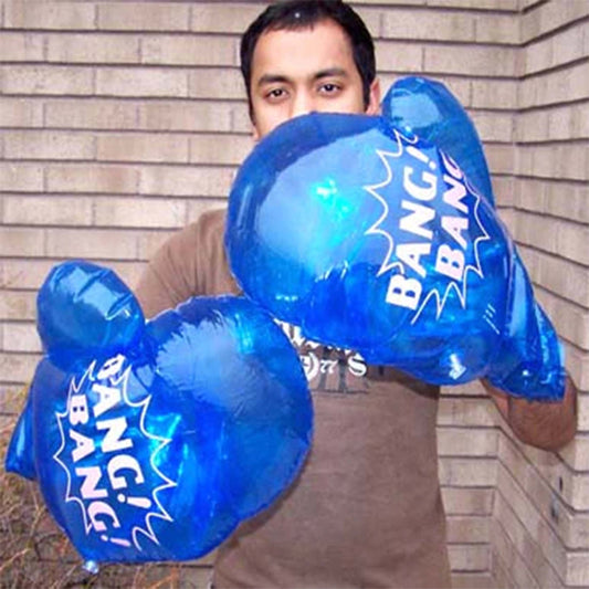 Large Bang Bang Boxing Gloves Inflate - Fun Punching Play for All Ages (Sold By The Pair)