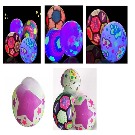 Light-Up Inflatable Bouncing Balls In Bulk- Assorted