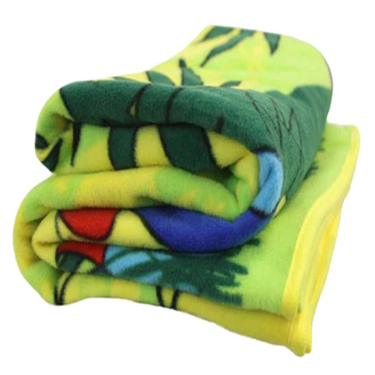 Wholesale  Pot Leaf & Mushrooms Field Plush Throw Blanket Large 50x60 Inches ( sold by the piece )
