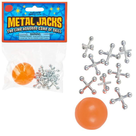 Metal Jacks with Ball For Kids In Bulk