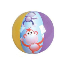 Wholesale Monkey Printed 12" Inflatable Ball Toy For Beach Play (Sold by 3PCS)