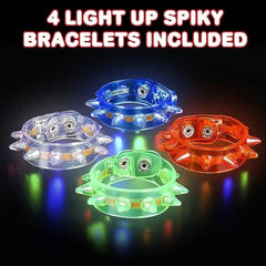 Light Up Spiky  Bracelet kids toys In Bulk