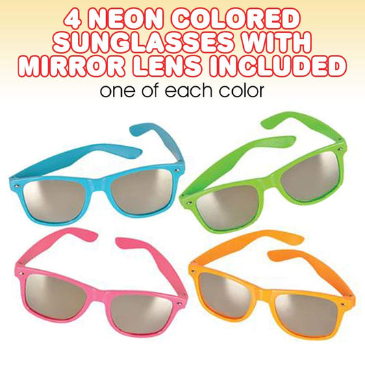 Neon Color Sunglasses with Mirror Lens (Sold by DZ)