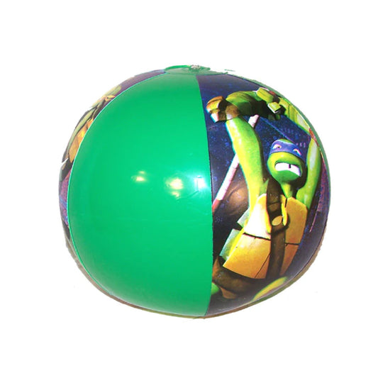 Wholesale Ninja Turtle Printed 12" Inflatable Ball Toy For Beach Play (Sold by DZ)