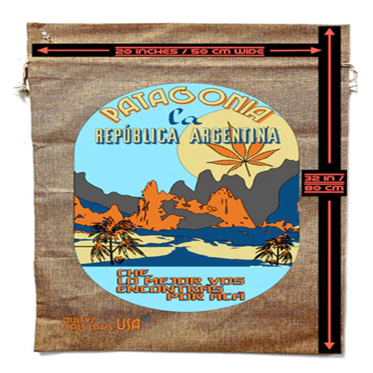 Wholesale Patagonia Argentina Marijuana Burlap Bag High Quality and Sturdy