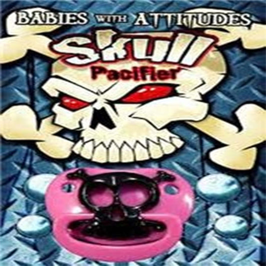 Pink Pirate Skull Billy Bob Toddler Pacifier The Cutest Novelty Baby Pacifier