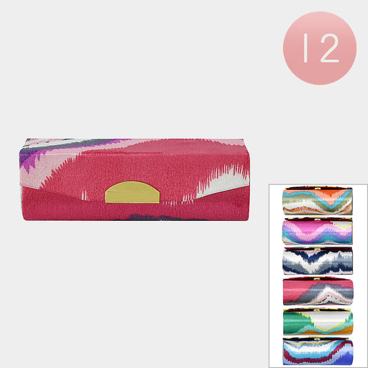Abstract Patterned Mirror Lipstick Cases (Sold By Dozen=$23.88)