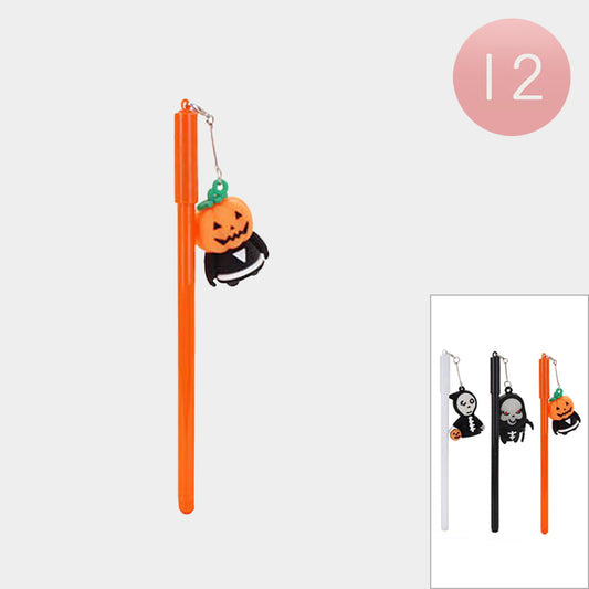 Pumpkin Ghost Skull Ball Pens (Sold By Dozen=$27.00)