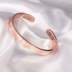 Pure Copper Super Eight Magnetic 10mm Bracelet - Healing and Style (Sold By Piece)