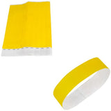 Yellow Color Wrist Tickets In Bulk