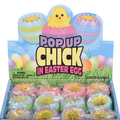Pop Up Easter Chick Eggs Toy- {Sold By Dozen= $41}