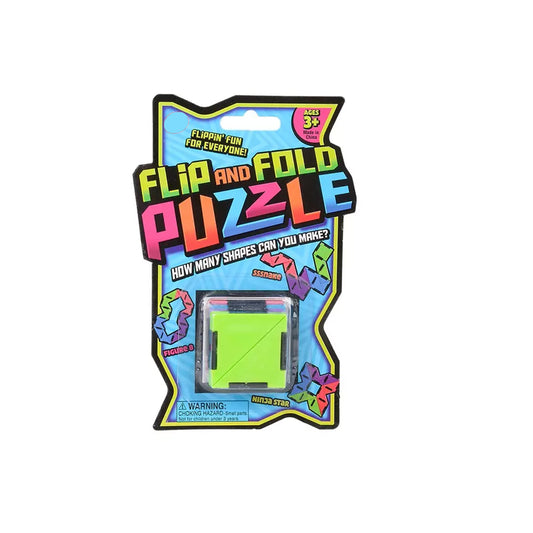 wholesale 7" Flip and Fold Puzzle Game For Kids- Assorted