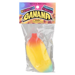 Stretchy Rainbow Banana Kids Toy- {Sold By Dozen= $42.99}