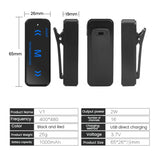 2-Way Radio 3W Transceiver Earpiece USB Powered