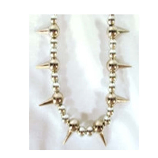 Wholesale Spiked Ball Chain 18-Inch Necklace - Edgy and Stylish (Sold by the Piece or Dozen)