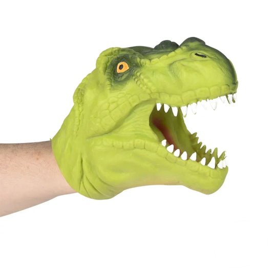 Stretchy Dinosaur Hand Puppet 6" | Assorted (Dozen = $47.99)