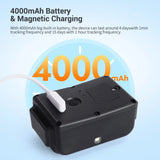 0407GP MiCODUS 4G Dog GPS Tracker Hunting Dogs Collar MP50G 4000mAh Waterproof IPX7 Realtime Track Route Playback Speaker Web & APP