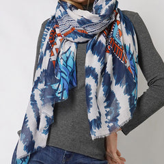 Ethnic Printed Scarf  (Sold By Dozen=$94.49)