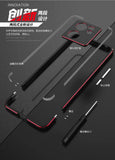 Two-color aluminum alloy frame mobile phone case