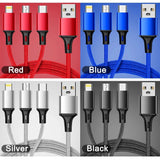 Multiple Usb Charging Cord Usbc Mobile Phone Wire