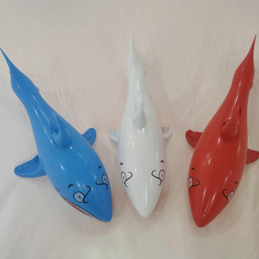 Wholesale 24" Large Inflatable Shark Pool Float for Kids & Adults