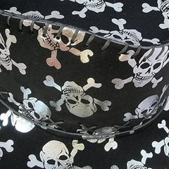 Skull X Bone Silver Cowboy Hat - Edgy Western Style (Sold By Piece)