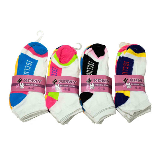 Bulk Cotton Ankle Socks For Little Girl's