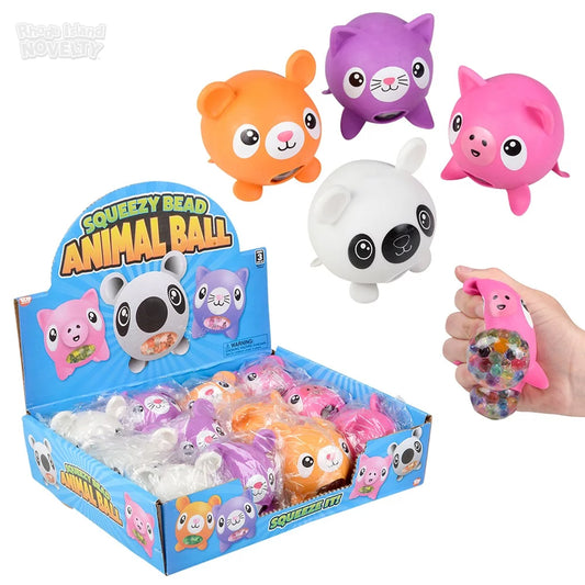 Squishy Bead Animal Ball For kids In Bulk- Assorted