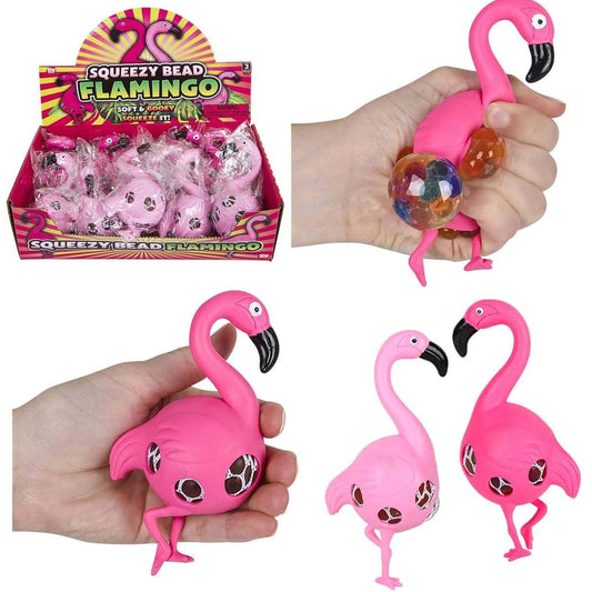 New Squeezy Bead Flamingo Ball Wholesale Sold By Dozen