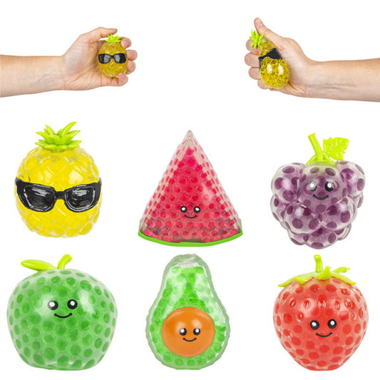 Wholesale Squeezy Bead Fun Fruit For Kids- Assorted