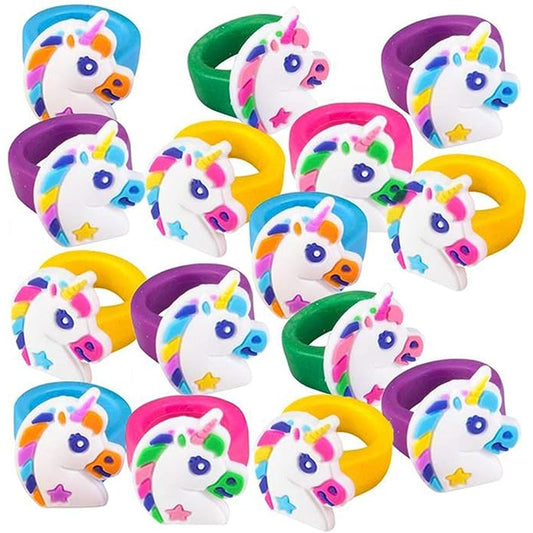 Unicorn Rubber Ring kids toys (36 pcs/set=$21.24)
