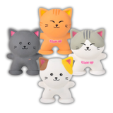 Squeeze Cat Soft Fidget Kids Toys In Bulk- Assorted