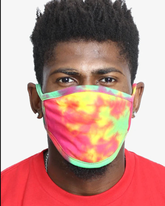 Tie Dye Face Cover - (Pack Of - 10)