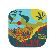 New Copacabana Marijuana Burlap Tote Bag - Stylish and Eco-Friendly (Sold By Piece)