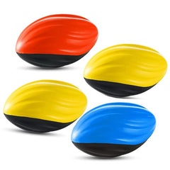 Two-Tone Spiral Foam Football (pack of 6)